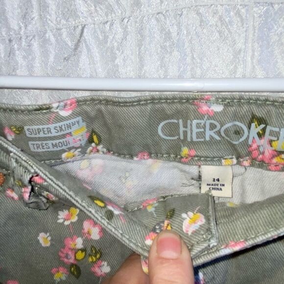 CHEROKEE SUPER skinny floral jeans - Picture 5 of 12
